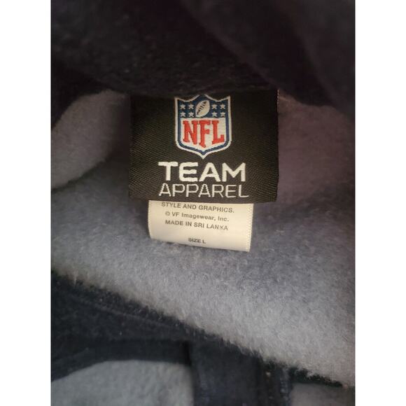 Seattle Seahawks NFL Team Apparel Full Zip Jacket Men’s L Blue - Picture 5 of 6